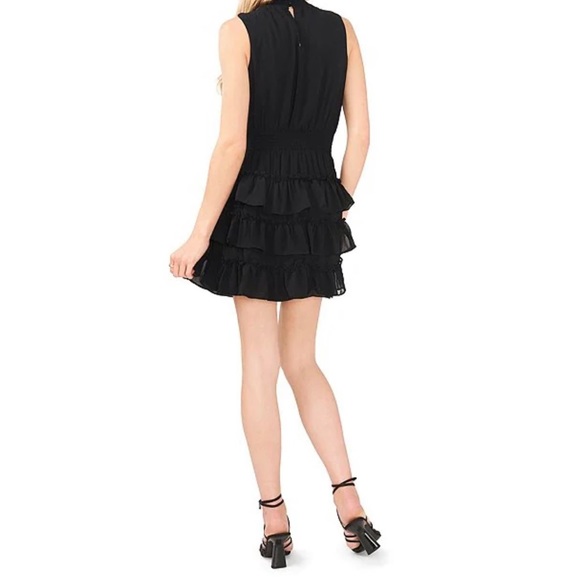 1. State black dress with ruffles XS - Picture 2 of 8